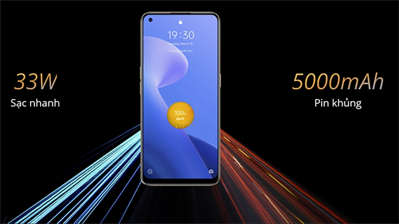 Điện thoại camera 108MP với pin 5000mAh